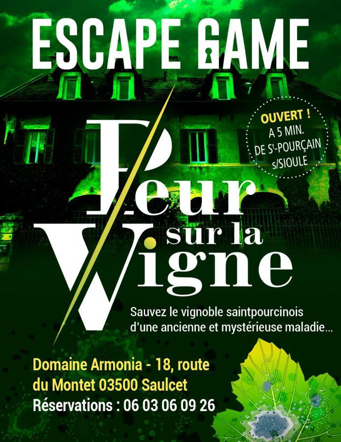 Hôtel Le domaine Armonia à Saulcet Extérieur photo